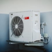 What’s the Difference Between High Efficiency and Low Efficiency Units? An HVAC unit that could be a low-efficient unit ready to be upgraded to a high-efficient unit.